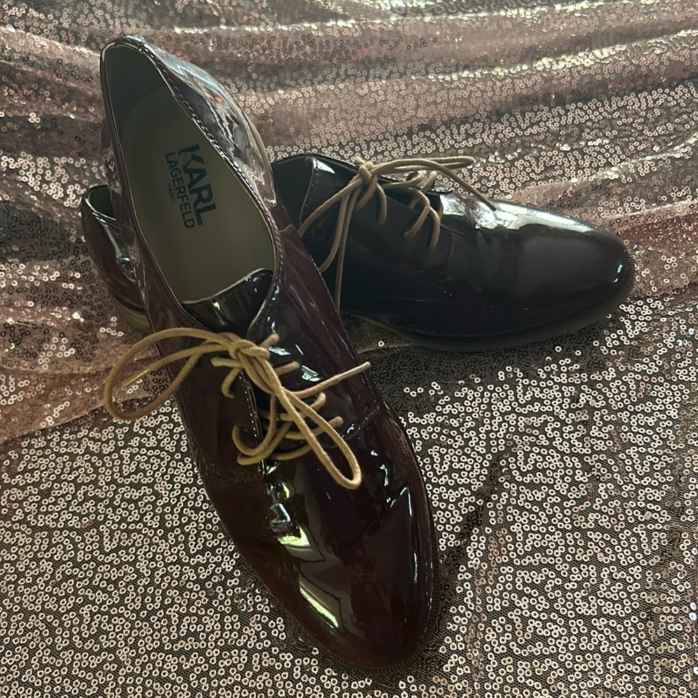 Karl Lagerfeld Paris Iva Oxford shoe Patent leather Upper 9